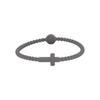 Children's Silicone Cross Thin Macaron Color Wristband Bracelet