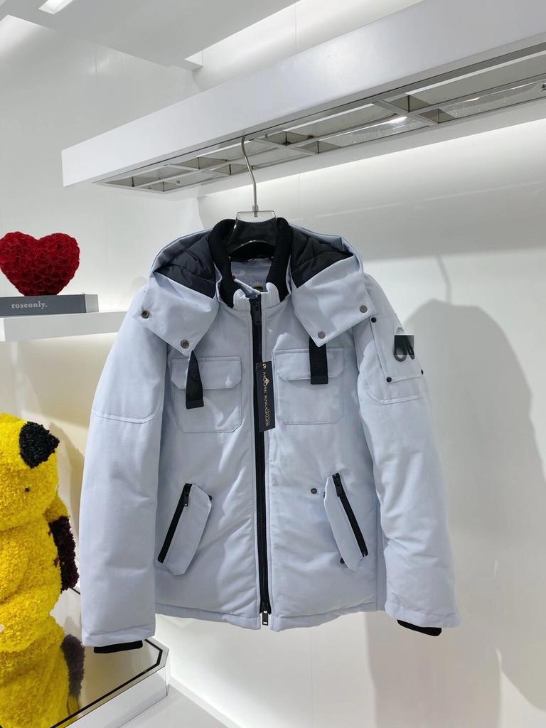 Scissors Li Qin Down Jacket Moose Knuckles Men's and Women's Hooded Down Jacket Warm Jacket