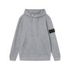 STON Basic Solid Color Compass Patch Fleece Hoodie Long Sleeve Pullover Sweatshirt for Men Women