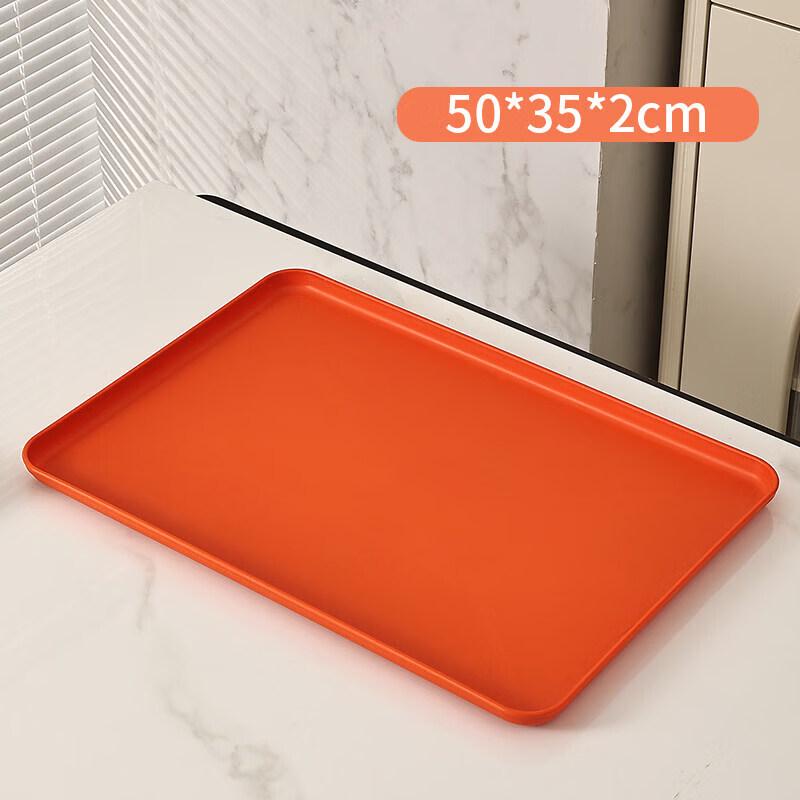 Nordic Style Rectangular Plastic Serving Tray