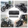Motorcycle Tool Bag PU Leather Front Fork Handlebar Saddlebag Roll Tail Storage Bag Waterproof Dirty Bikes Saddlebags Tool Pouch