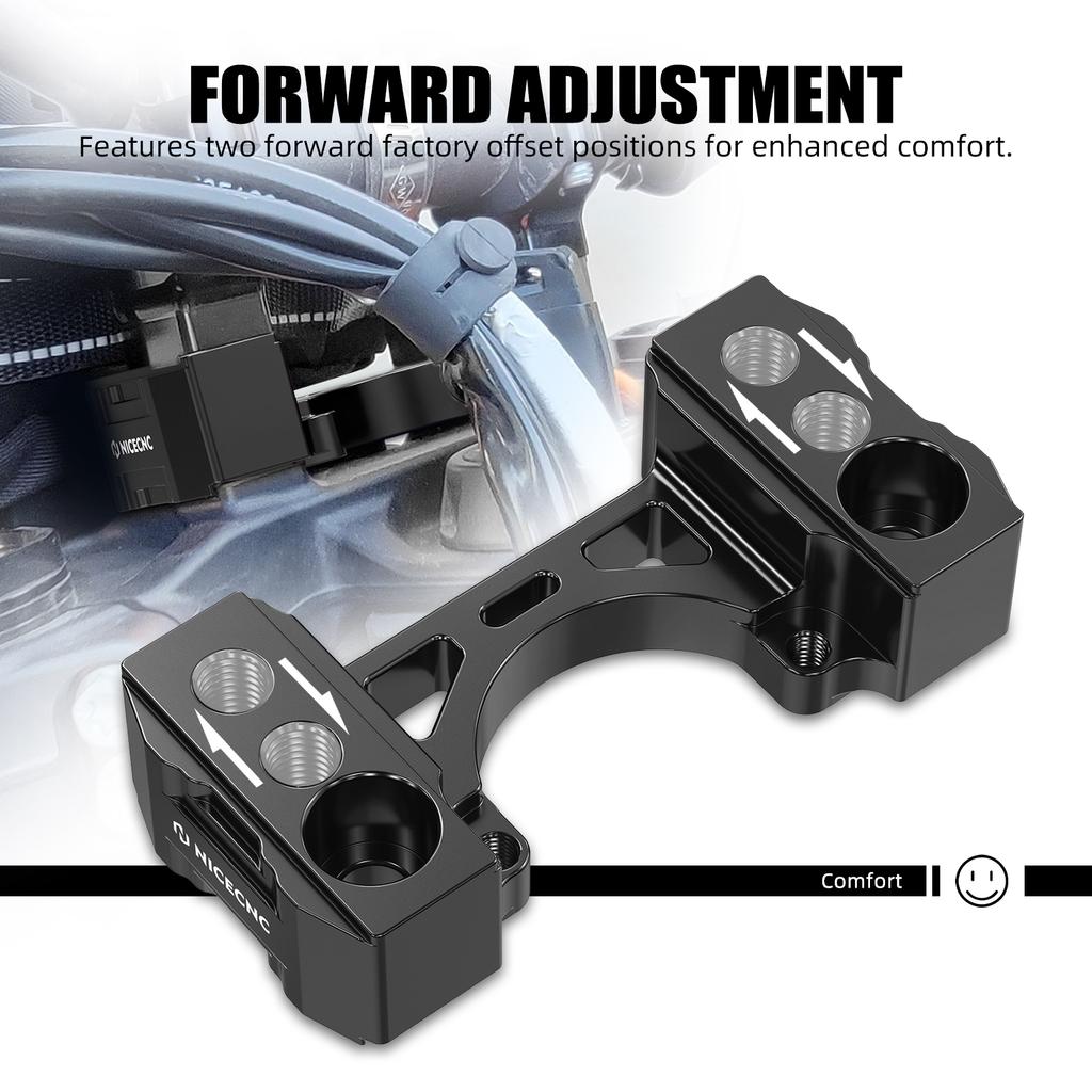 For KTM 790 Adventure 890 Adventure/R/Rally 2019-2024 2023 NICECNC Handlebar Riser Kit For Husqvarna NORDEN 901 2022-2023