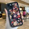 Flower Crow Cat iPhone17Promax Mobile Phone Case Ladder Applicable To Apple 16promax All-Inclusive Sky Eye 15 Sets