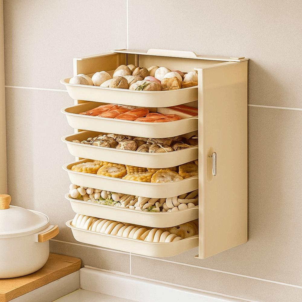 Creative Dish Preparation Rack Foldable Kitchen Organizer Shelf  Household