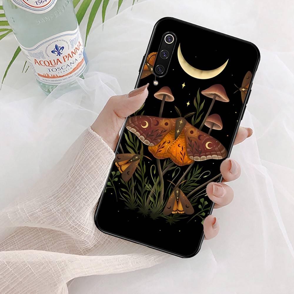 

Forest Magical Moth Thistle Phone Case For Xiaomi Mi 5X 8 9 10 11 12 lite pro 10T PocoX3pro PocoM3 Note 10 pro lite Xiaomi F1