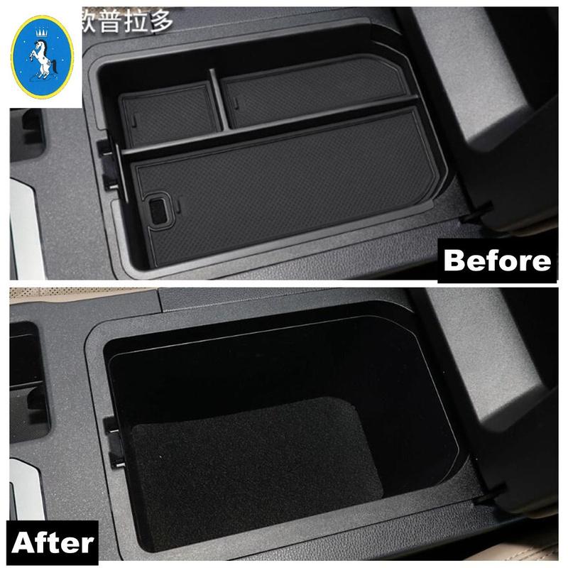 Plastic Car Central Control Storage Box Organizer Holder Tray Trim Accessories For Toyota Land Cruiser Prado 250 LC250 2024 2025
