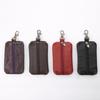 Genuine Leather Key Holder Wallet Men Keys Organizer Women Zipper Key Chain Case