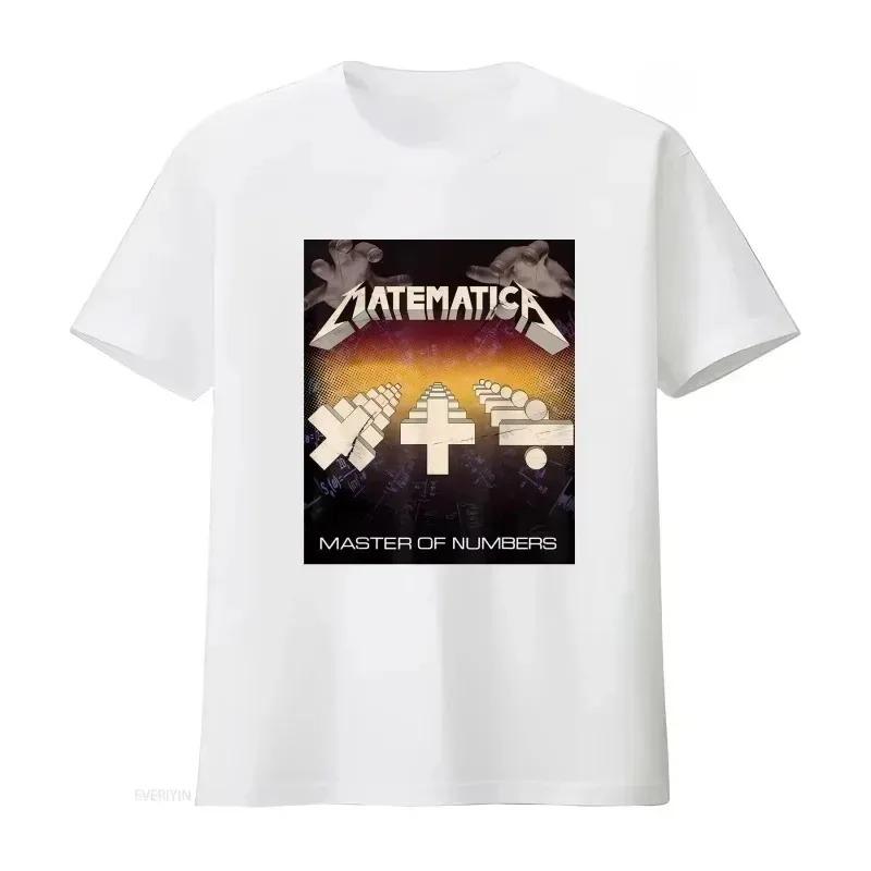 Men's T-shirt Streetwear Heavy Metal Band Metallica Oversized T-shirt Men Trendy Short Sleeve Cotton High Quality Loose Casual Female Male Clothing