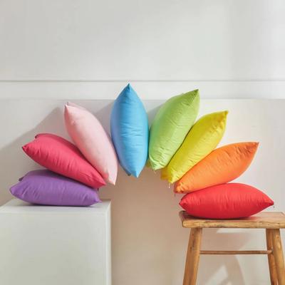 Plain Brushed Pillowcase, Thickened Pillowcase, Simple Solid Color Sofa Cushion, Living Room Square Pillow