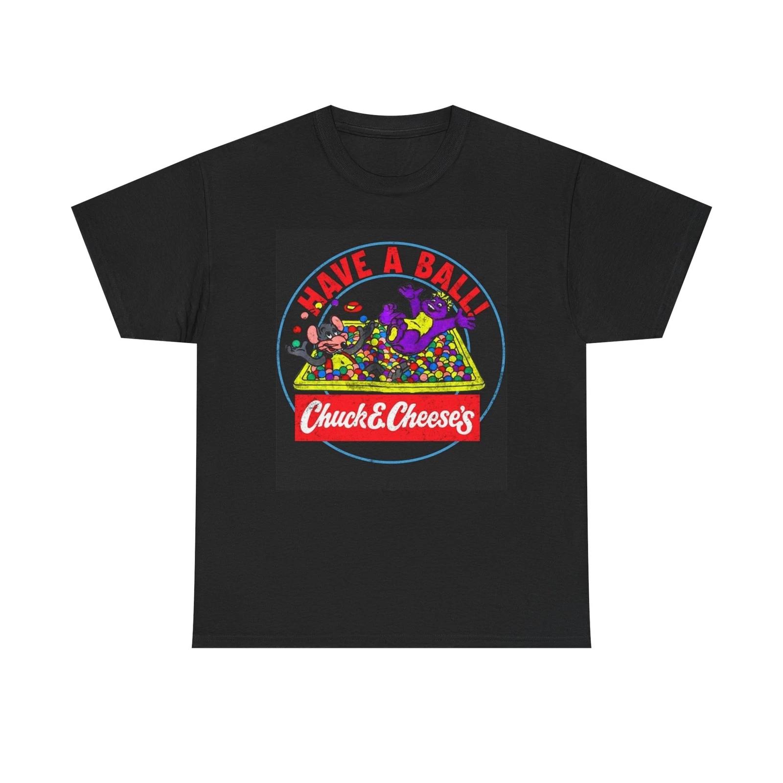 Men s and Women s T-shirts Chuck E Cheese Have A Ball M