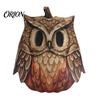 Atmospheric Retro Interior Ornaments Halloween Wooden Ornaments, Distressed Pumpkin/Cat Decorations, Desktop & Wall Artistic Home Office Decor Decors