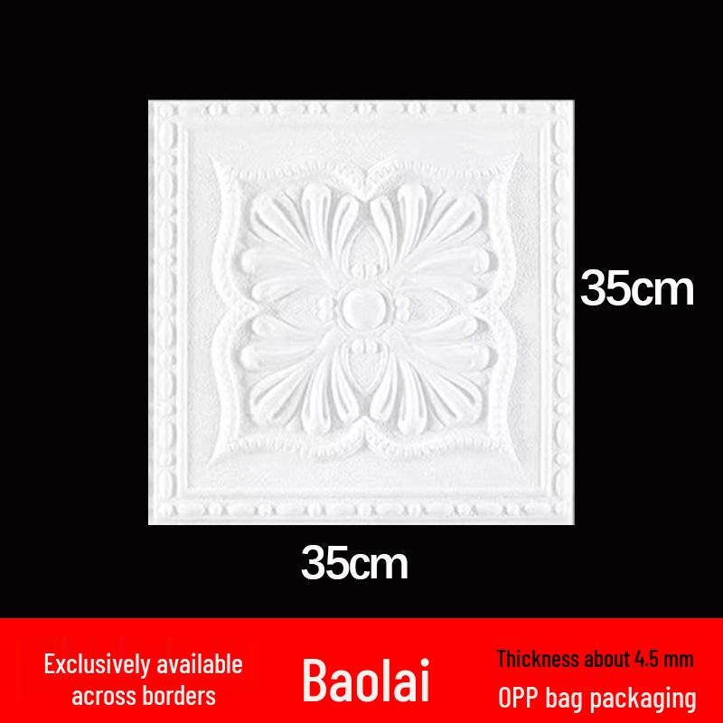 Wasserdichte selbstklebende Schaumstoff-Sticker für Decke & Wand - Feuchtigkeitsbeständige Dekorations-Tapete