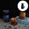 Stylish Ceramic V 60 Pouring Over Coffee Set 460ml Home Brewing Coffee Set Produced For Even Extraction And Easy Cleaning