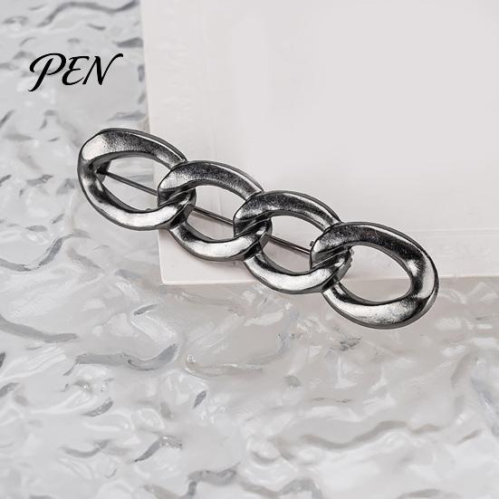 Metal Waist Tightener Four Rings for Pants, Reusable Cincher Pin Trousers Loose Jeans, No Sewing Adjustable Waistband Skirts Alloy Fastener