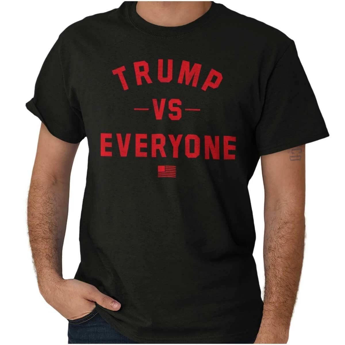 Donald Trump VS Everyone Pro-Trump Supporter Womens or Mens Crewneck T Shirt Tee L