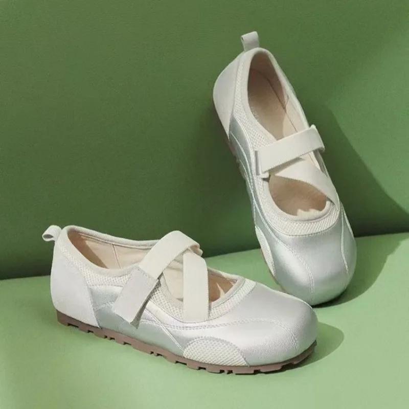 High Quality Shoes Female Basic Women's Flats Outdoor Casual Flats Women Round Toe Soft Bottom Ladies Shoes  Mujer