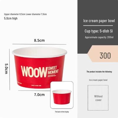 Disposable Paper Ice Cream & Dessert Cups