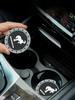 hnltu4 2Pcs Car Coaster Water Cup Bottle Holder Anti-slip Pad InteriorMat Ford Bronco STLine Focus MK2 MK3 MK4 Mustang GT SHELBY Mondeo