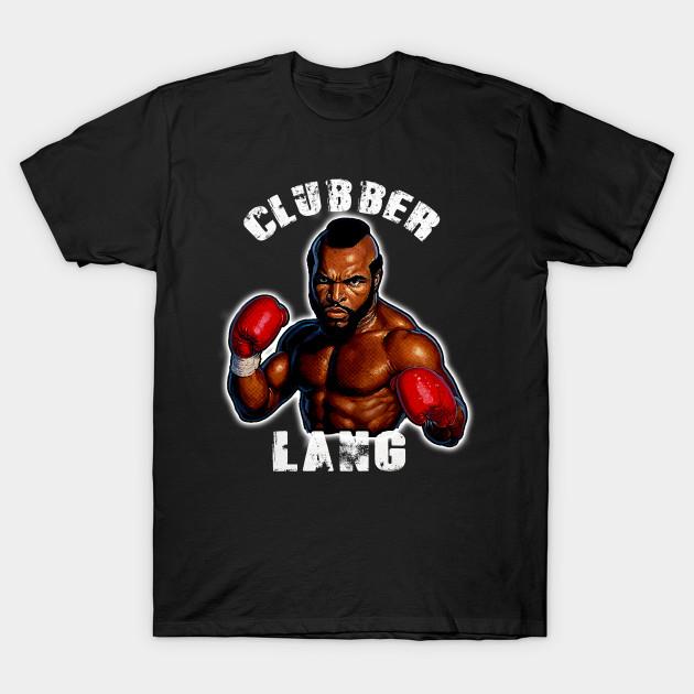 Мужская черная футболка с принтом Clubber Lang Печать на трансферной бумаге без вырезания Хлопковая футболка M чёрный