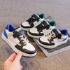 Kids Breathable Low-Top Casual Sneakers Boys Girls Mesh Lining Rubber Sole Slip-On Style