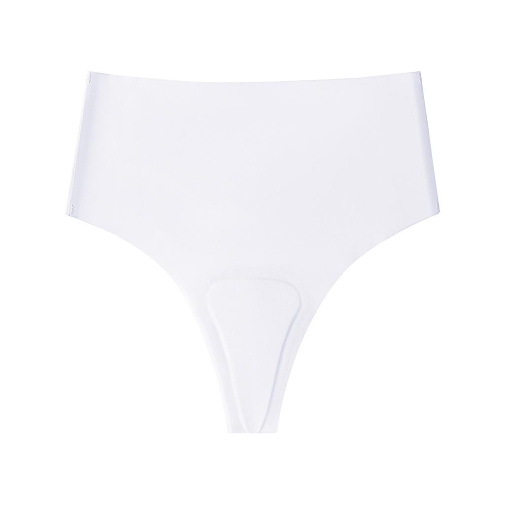 Plus Size Ladies' New Spring Summer Sports Yoga Anti-embarrassment Silk Soft Seamless High Waist Underwear