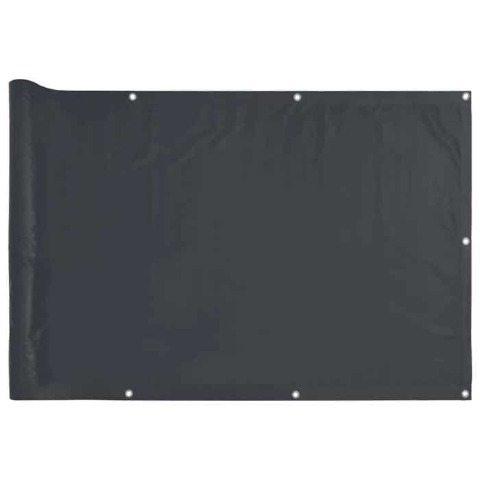 VidaXL Anthracite Balcony Privacy Screen 500x120 Cm PVC, Fence Roll, Fence Strip, Fence Screen 4005486