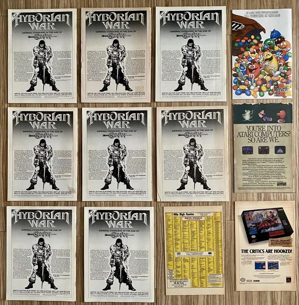 [USED] Conan the Barbarian Vintage American Comics Complete Set of 12 Volumes!