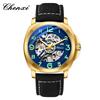 CHENXI Original Skeleton Mechanical Man Watches Luxury Men's Automatic Watch Leather Strap Fashion Business Wristwatch Gift