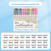 Multicolour Marker Pen Double Line Metallic Paint Marker New Outline Marker Set  for Girls Teens