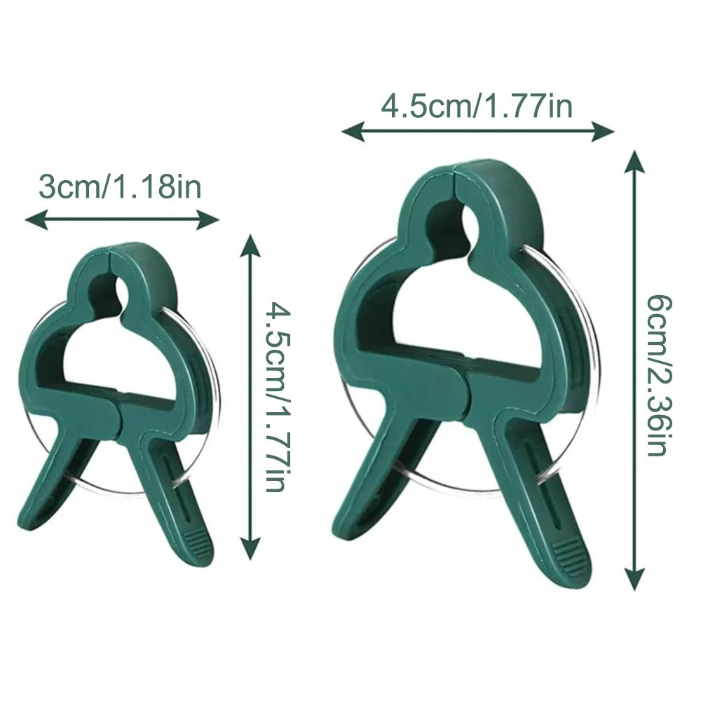 20PCS Garden Butterfly Orchid Garden Set Tomato Plants Clip Plastic Clips Gardening Tools