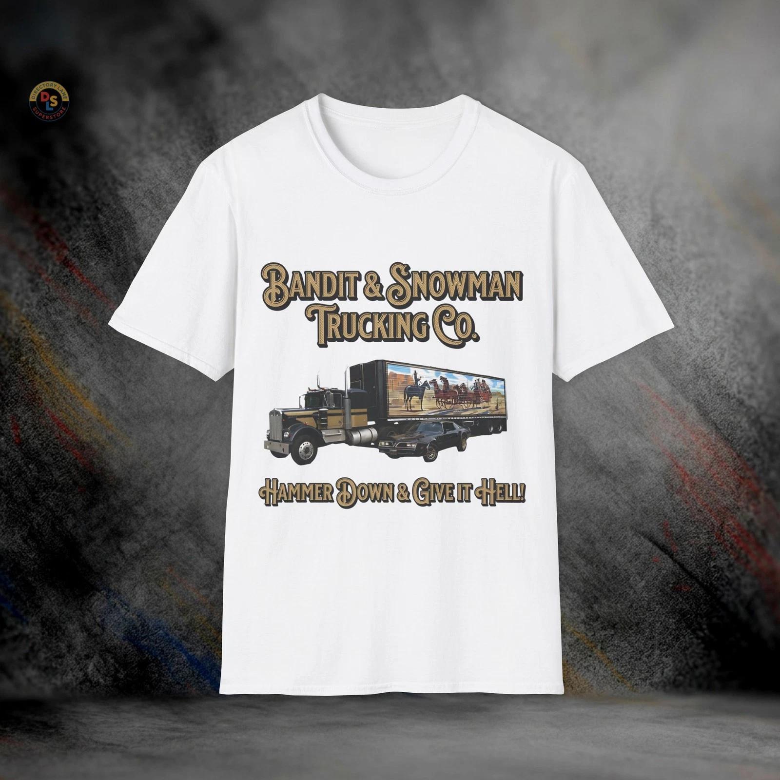 Bandit & Snowman Trucking Co. Smokey & Bandit T-Shirt | Softstyle Tee L