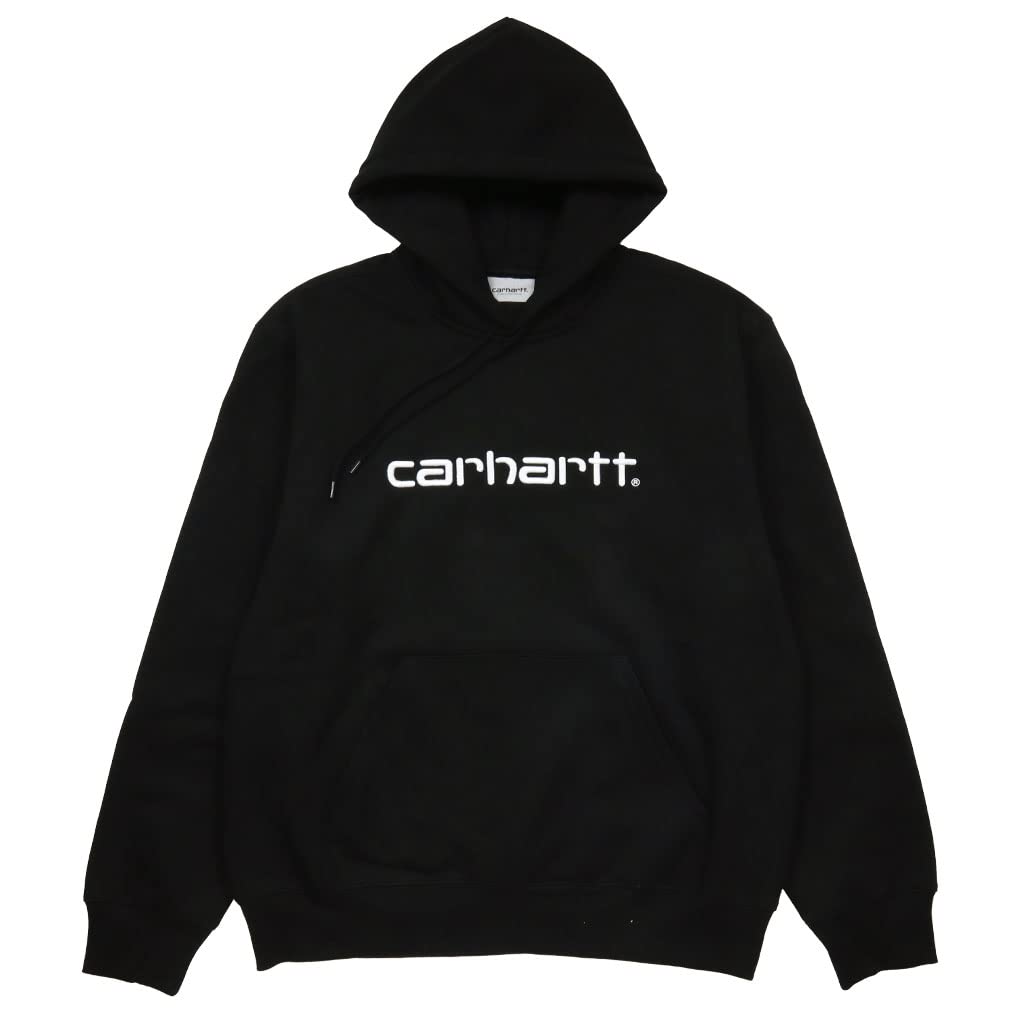 Carhartt WIP Pullover Size Black and 065 Men's Hoodie, L, White, [Used]