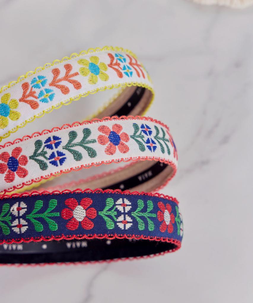 Maia Flower Headband P-Yellow