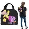 Cuddles Happy Tree Friends Insulated Lunch Bag for Women Children Portable Food Boxes Thermal Lunch Box Tote