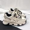 Fashion High Quality Woman Pink Board Shoes Trend Comfortable Thick Sole Increase Casual Shoes Female Sneakers Fashion Lace Up Flat Shoe