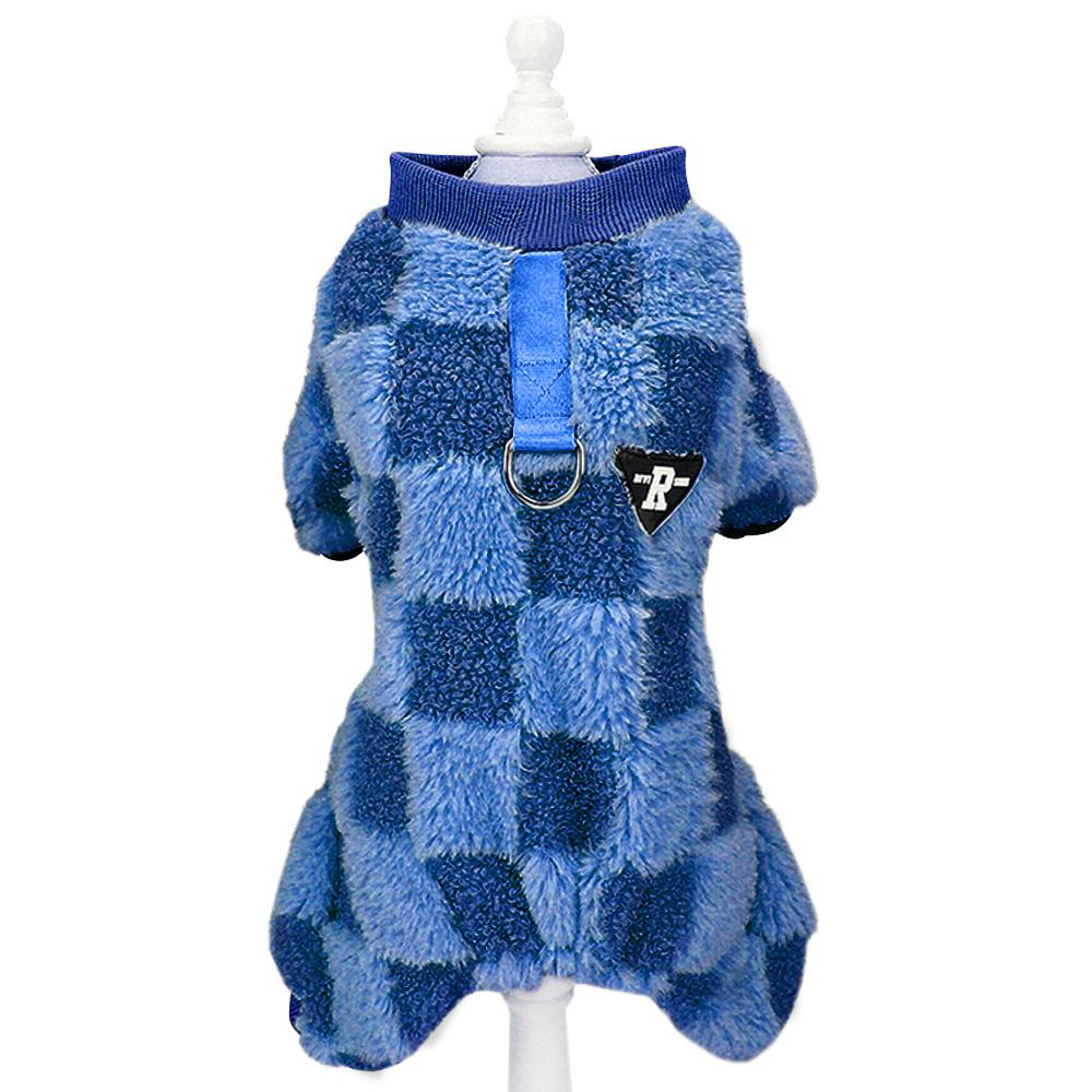 Winter Dog Jumpsuit Warm Coral Fleece Puppy Dog Clothes for Small Medium Dogs Soft Pet Jacket Coat Chihuahua Pug Terrier Outfit