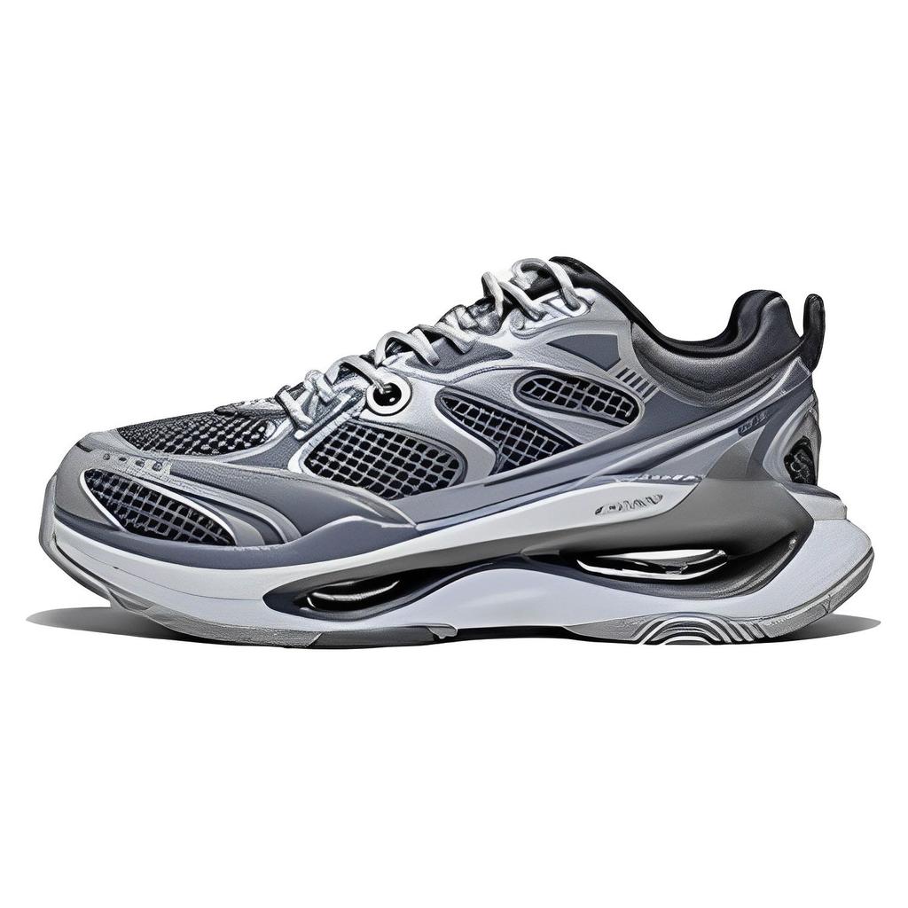 Li Ning Beyond Infinity Comfortable Versatile Non-Slip Wear-Resistant Breathable Low-Top Sports Casual Shoes Men sneaker Gray AZGT003-3