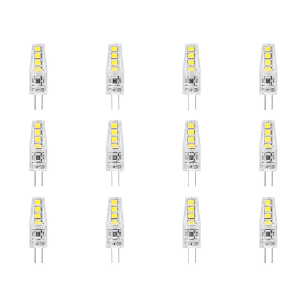 

2W Силиконовая кукурузная лампа G4 SMD2835 8 светодиодная лампа для люстры (Холодный белый)