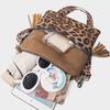 Vintage Leopard Pattern Crossbody Bags For Women Small Square Shoulder Bag Ladies Tassel Designer Phone Pocket CLE