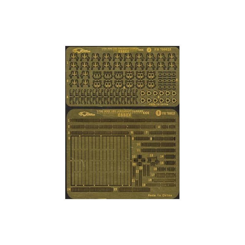 fly hawk model 1/700 american navy aircraft carrier essex (For Trumpeter 05728/29/30) parts for plastic models FLYFH700025