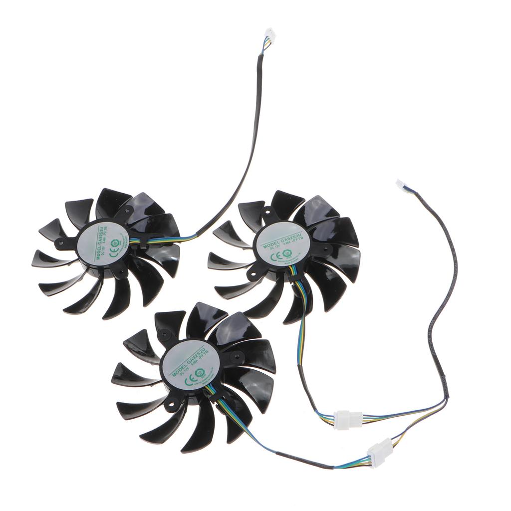 87mm 4Pin Cooling Fan GA92S2U 0.46A 12V GPU Fan For ZOTAC RTX3090 3080 3070 3060ti X-GAMING OC Graphics Fan Replacement