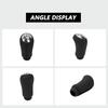 Luxury Car Gear Shift Knob For Renault Clio Mk3/Megane Mk2/Scenic Mk2 - 5 Speed, Lychee Grain PU Leather, Non-Slip Design