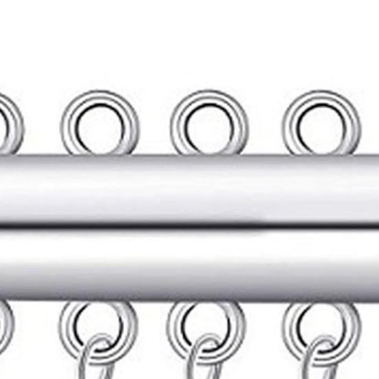 Connecting Buckle Alloy Necklace Clasp Slide Lock Necklace Connector Multi-Strand Jewelry Clasp DIY Crafts Helper