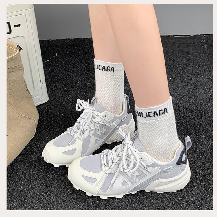 Leather version~ 2025 summer new versatile little white shoes mesh German training shoes casual sports lace-up flat-soled Forrest Gump shoes