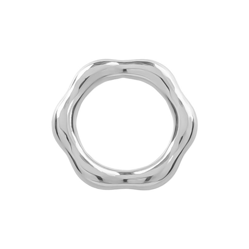100% Stainless Steel Heart Charms For Jewelry Making Bracelets Earrings Accessories 6pcs/Lot Silver Color Irregular Pendant Bulk