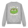 Sesame Street Unisex Adult Cute N Grumpy Heather Sweatshirt