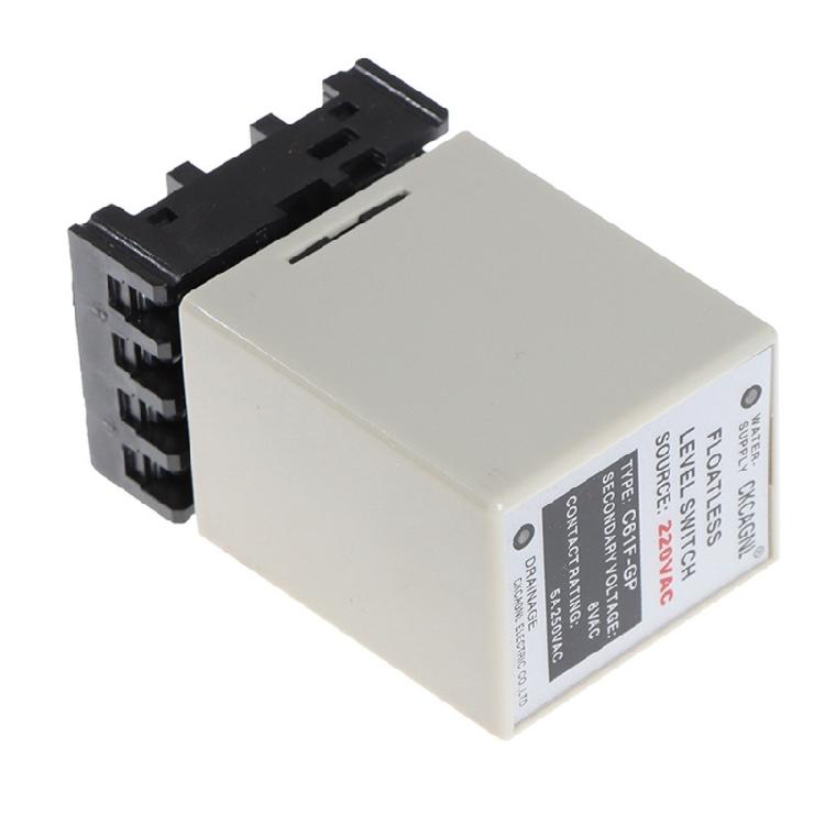C61FGP 220V Floatless Level Switching Water Level Controller Automatic Pump Switching Liquid Level Switching with Base