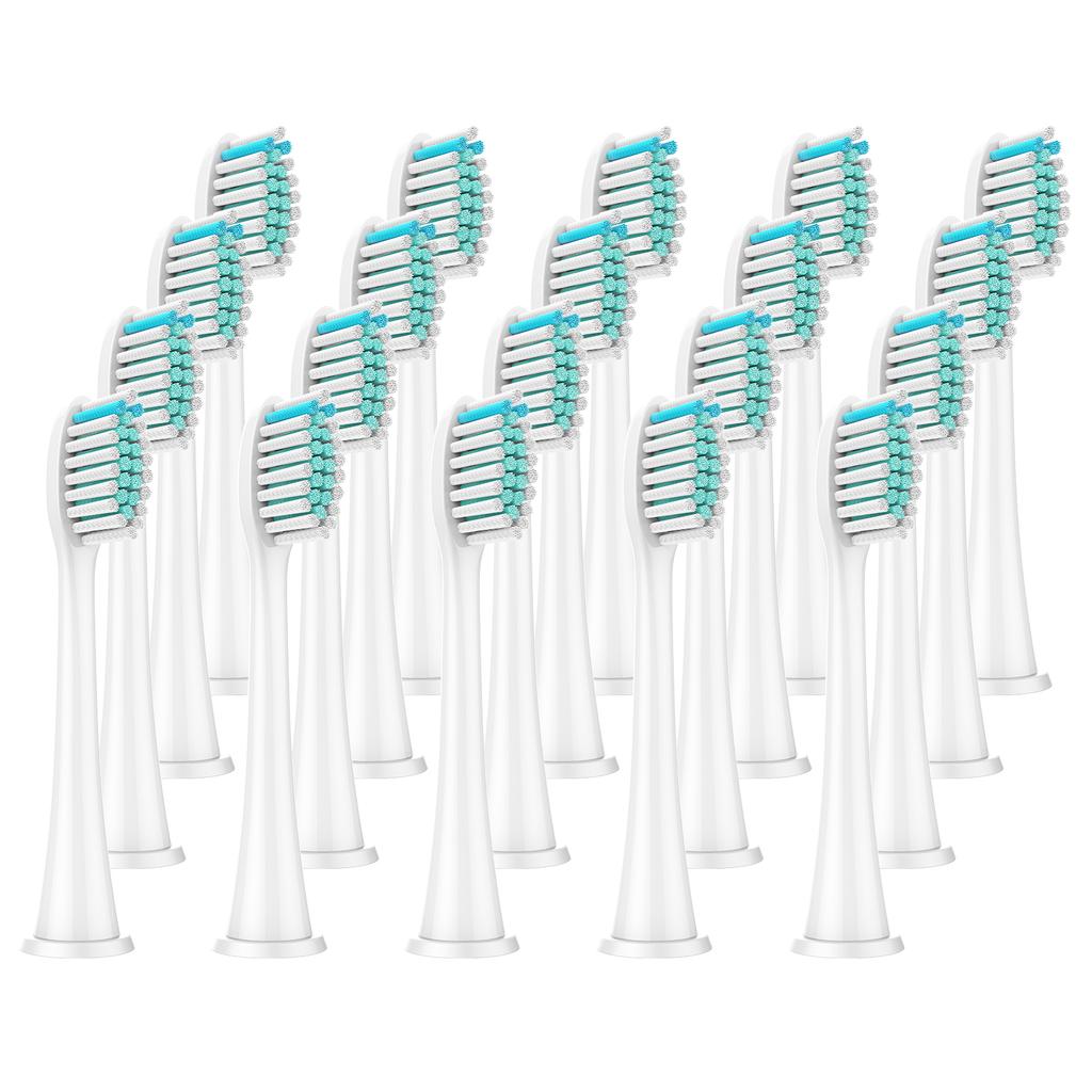 Testine di Ricambio Compatibili con Spazzolino Elettrico Philips Sonicare DiamondClean Serie HX3/HX6/HX9 Testine HX6064