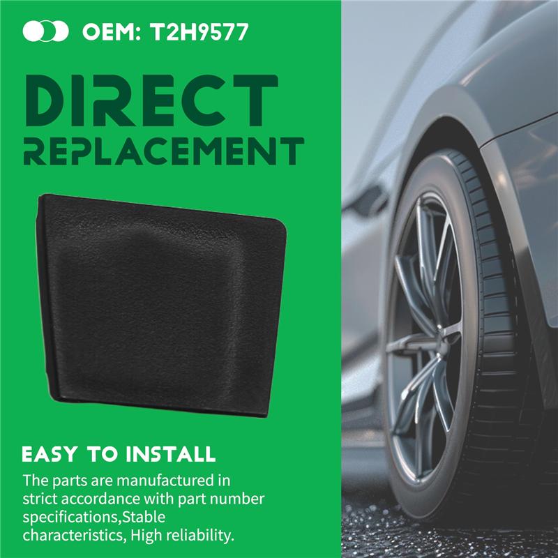 L10A Right Rear Trunk Cover Molding T2H9577 For Jaguar XF XFL 2017- Rear Fender Nut Cover With Rubber Strip