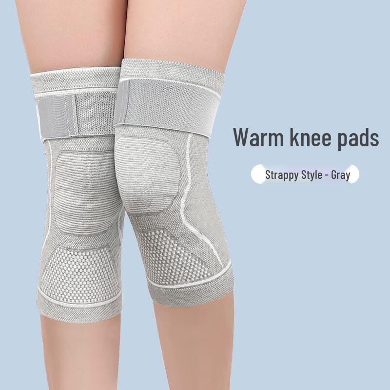 Thermal Knitted Knee Support Sleeves (Pair)